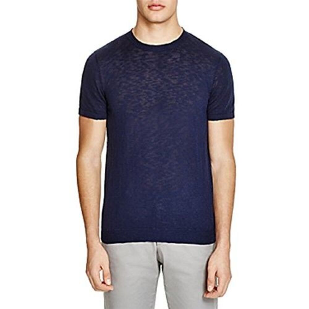 Slub Knit Short Sleeve Sweater
